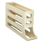 suporte para ovos rolante, organizador, economiza bege oih-4102 1