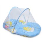 berço mosquiteiro infantil acolchoado baby happy azul baby happy ns-4645 (1)