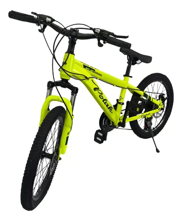 bicicleta aro 20 amarelopretorjc0345 elite polak aço1
