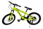 bicicleta aro 20 amarelopretorjc0345 elite polak aço