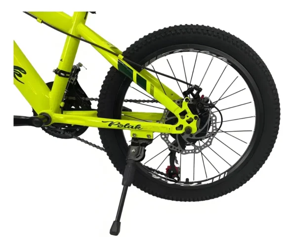 bicicleta aro 20 amarelopretorjc0345 elite polak aço4