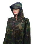 capa de chuva camuflada exercito adulto tamanho unico cl-727.1
