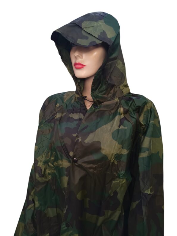 capa de chuva camuflada exercito adulto tamanho unico cl-727.1