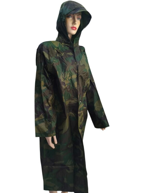 capa de chuva camuflada exercito adulto tamanho unico cl-7271
