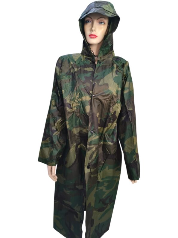 capa de chuva camuflada exercito adulto tamanho unico cl-7273