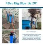 carcaça de filtro big blue 20