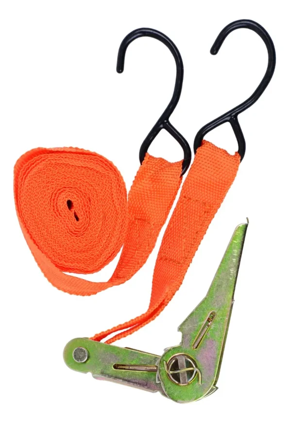 corda para reboque de carro, 15 metros, gancho de metal laranja. cd-448 (1)