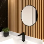 espelho redondo moldura maleável grande quarto banheiro salão re016-x 1