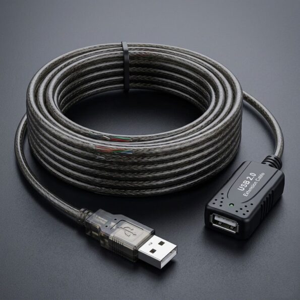 extensor usb 2.0 a macho + usb femea c rep de sina 10m preto xt-2071 3