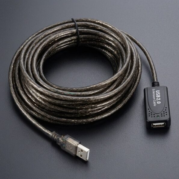 extensor usb 2.0 a macho + usb femea c rep de sina 10m preto xt-2071