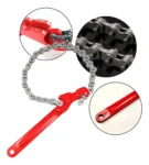 ferramenta chave corrente ajustável para tubos 12 profissional idea id2296c 1