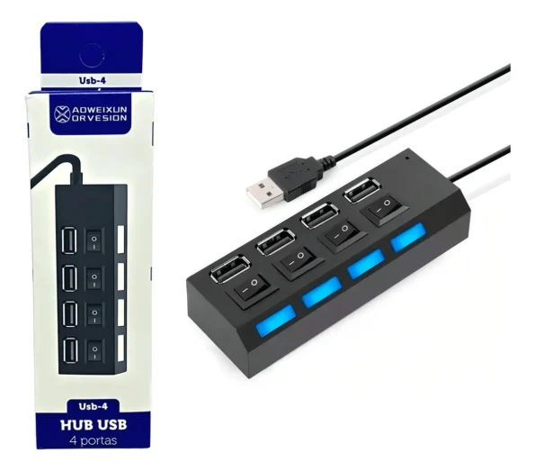 hub 4 portas adaptador mouse teclado pen drive usb x 4 usb usb 1-4 1