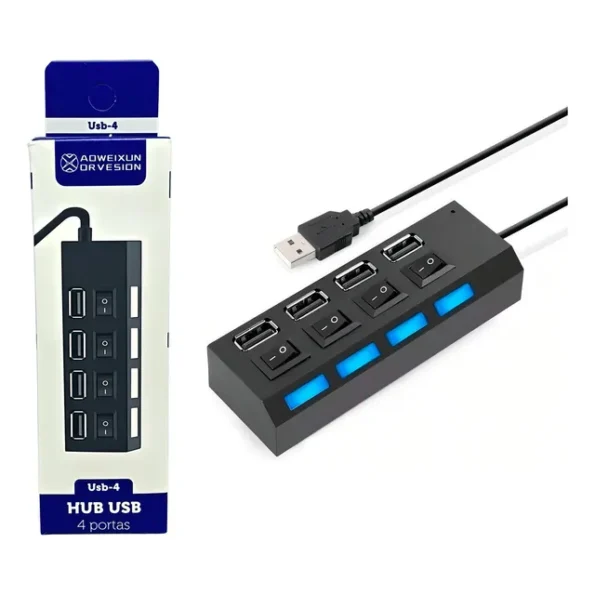 hub 4 portas adaptador mouse teclado pen drive usb x 4 usb usb 1-4