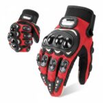 luvas de motoqueiro e ciclista respiravel compativeis vermelho oif-7771 1