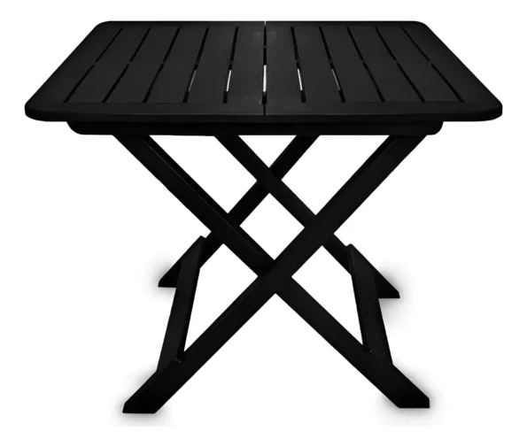 mesa dobrável plástico homeshop preto arqplast similar madera arqplast 25672