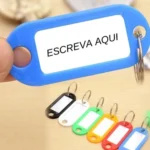 organizador de chaves com chaveiro + papel com 06 unidades ns-1739 1