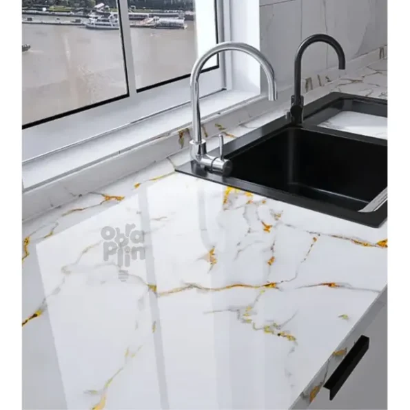 papel de parede autocolante madeira marmore 10 metros marmore branco oih-3185 1