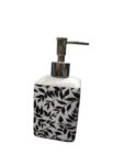 porta sabonete liquido ceramica 3615361 quad decorada suzan