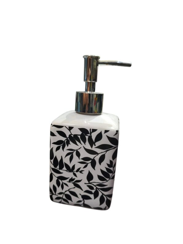 porta sabonete liquido ceramica 3615361 quad decorada suzan