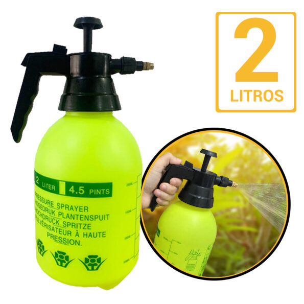 pulverizador borrifador manual pressão acumulada 2 litros vi-1511 1