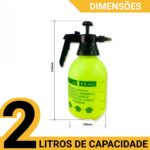 pulverizador borrifador manual pressão acumulada 2 litros vi-1511 1