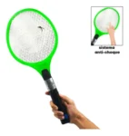 raquete elétrica mata mosquito dengue recarregável vermelho crs-8055 1