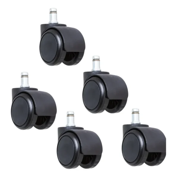rodinha kit 5 rodízios cadeira escritório roda anti-risco bomvink bom-2753 1