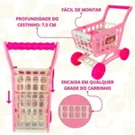 carrinho de compras infantil supermercado de brinquedo – tk-ba4418 2