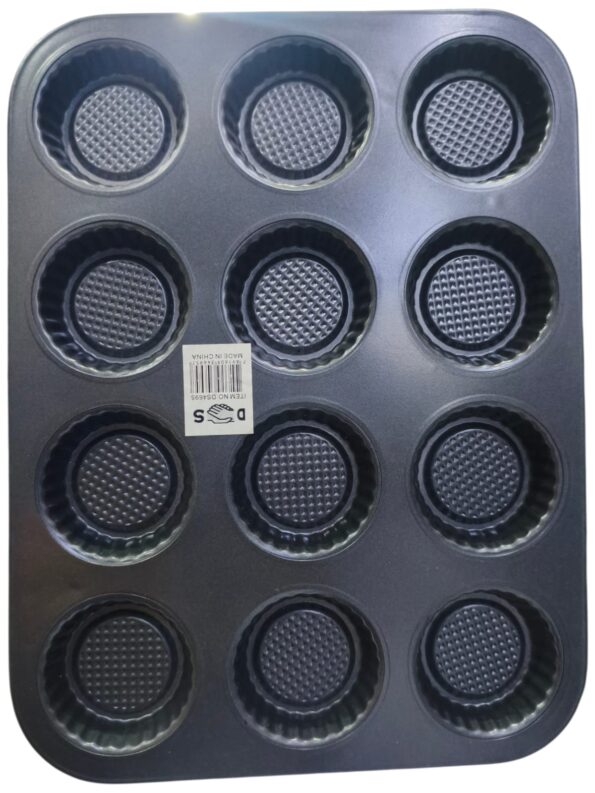 forma para 12 cupcake muffins mini bolo 35x26x7cm ds4695