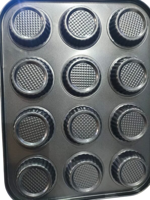 forma para 12 cupcake muffins mini bolo 35x26x7cm ds46952